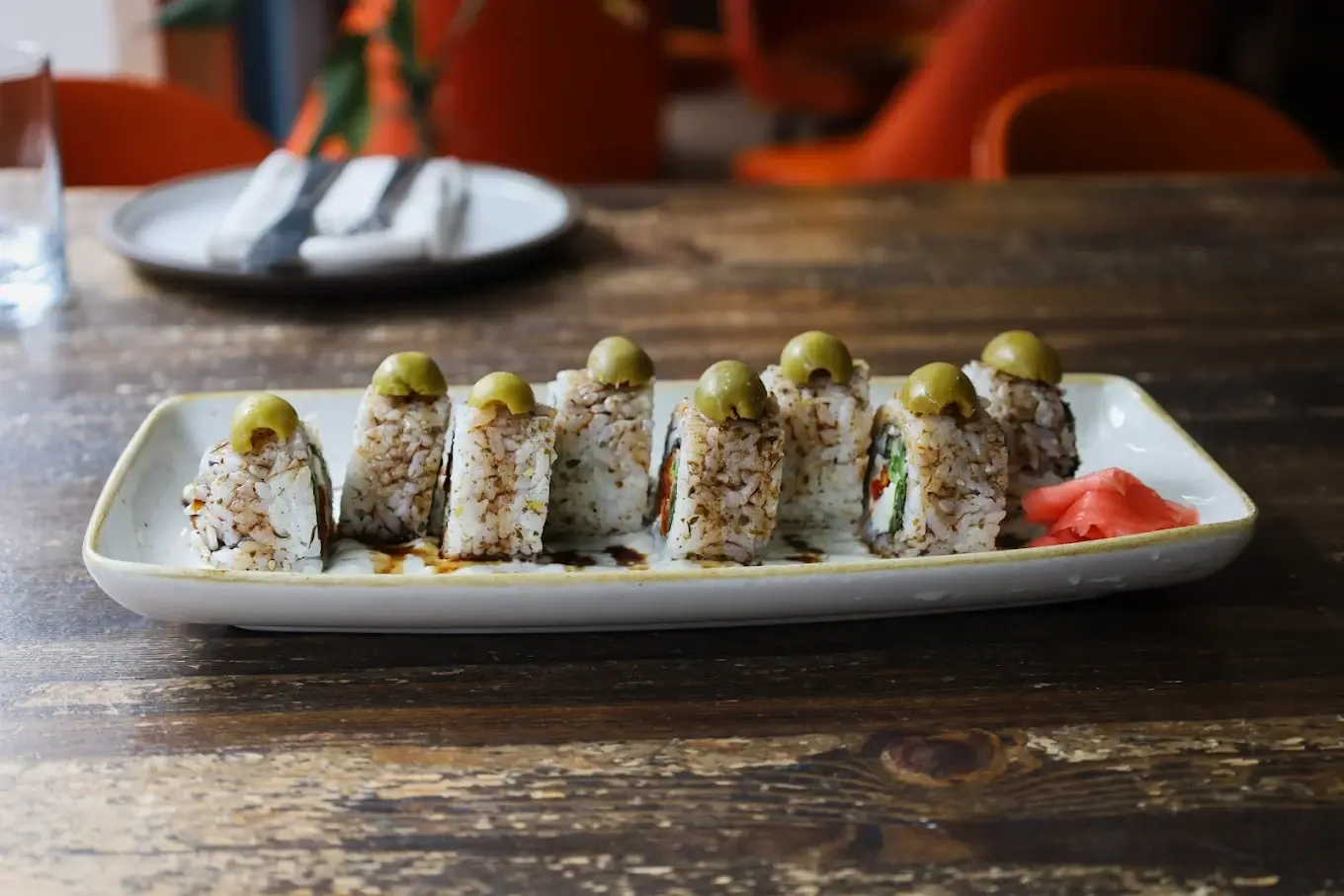 Fresh vegetarian cuisine at The Coup restaurant Calgary