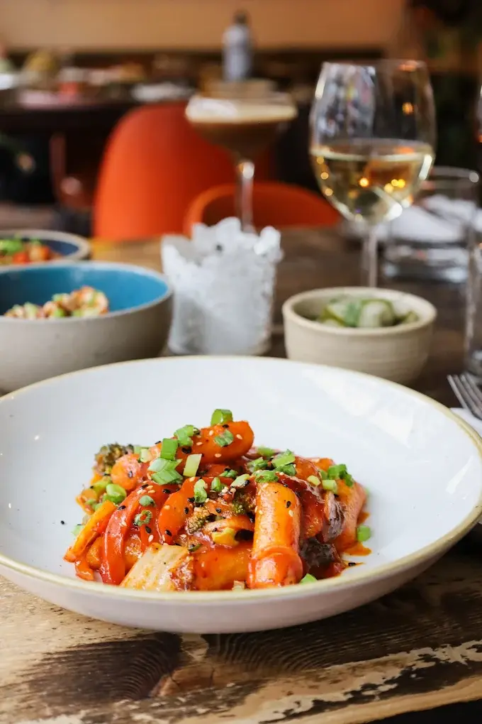 Vegan and vegetarian menu options at The Coup Calgary