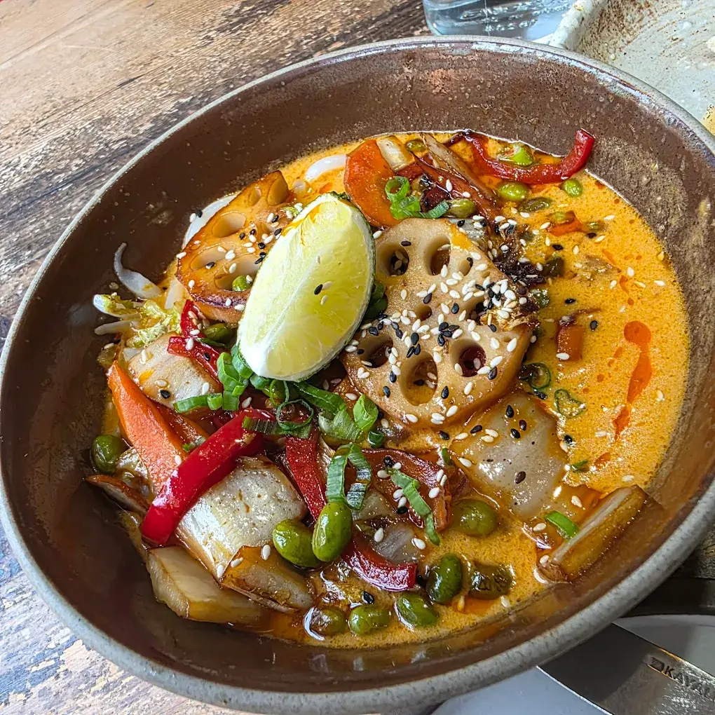 Creative vegetarian fusion dishes at The Coup Calgary