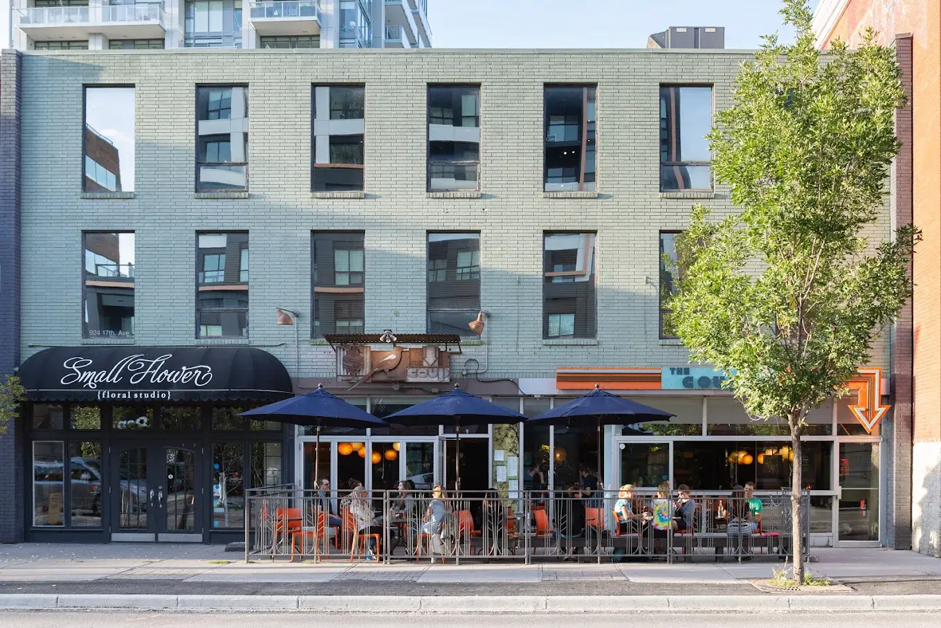 The Coup vegetarian restaurant interior in Beltline Calgary