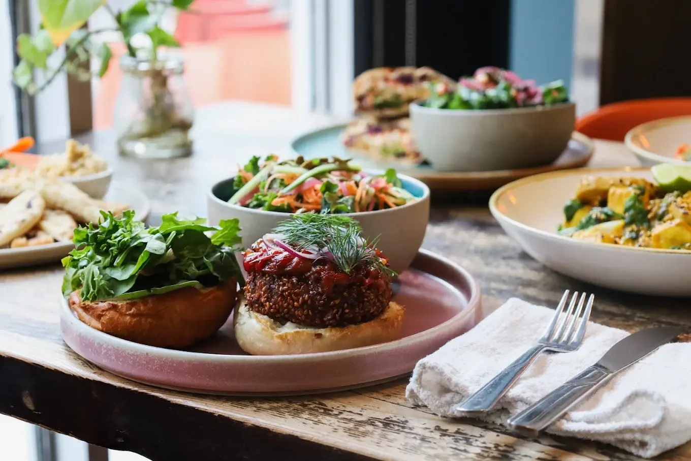 The Coup's signature vegetarian dishes - Plant-based cuisine in Calgary Beltline